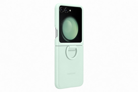 SAMSUNG Galaxy Flip5, nugarėlė, silikoninis, Ocean Green