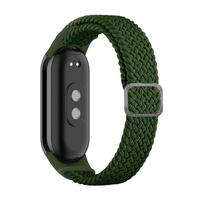 Braided fabric strap Xiaomi Mi Band 8 wristband bracelet - green