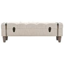 Suoliukas VLX Storage 245763, smėlio, 1110 mm x 340 mm x 370 mm