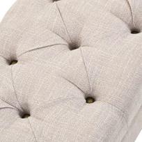 suolas masyvus - Suoliukas VLX Storage 245763, smėlio, 1110 mm x 340 mm x 370 mm - 5 nuotrauka