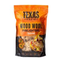 ugnies - Įdegtukai Texas Club WOOD WOOL Vilnos 25 vnt - 1 nuotrauka