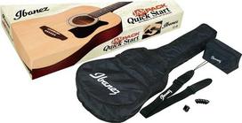 Pradedančiojo gitaristo rinkinys (akustinė gitara, dėklas, derintuvas) IBANEZ V54NJP OPN