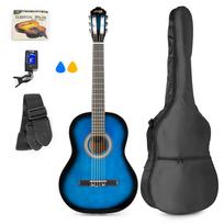 MAX SoloArt klasikinė gitara mėlyna - rinkinys