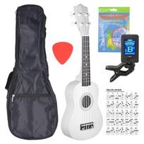 Soprano ukulelės komplektas NN UK 01, balta