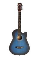Elektrinės akustinės gitaros rinkinys Aiersi SG040 CE 38" mėlyna