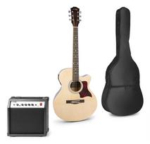 Max ShowKit elektrinės akustinės gitaros rinkinys Pack natural