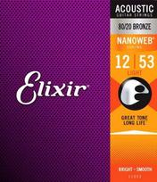 Elixir Stygos ak. gitarai Eliksyras 11052 0.012-0.053 Bronze Nanoweb