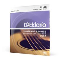 guitar acoustics - Stygos akustinei gitarai D'Addario EJ26 .011 - 1 nuotrauka