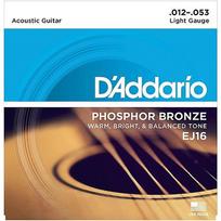 Stygos akustinei gitarai D'Addario EJ16 .012