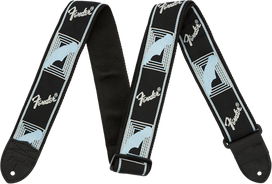 Diržas gitarai Fender BLK/LT Pilkas/Mėlynas MONO STRAP