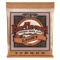 Stygos ak. gitarai Ernie Ball Earthwood Light Bronze 0.011 - 0.052