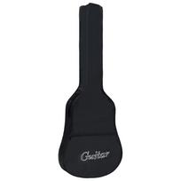 Gitaros dėklas 1/2 dydžio gitarai, juodas, 94x35 cm, audinys
