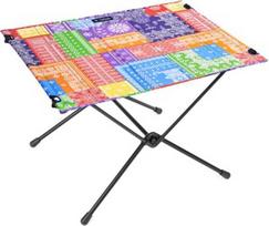 Turistinis stalas Helinox Table One Hard Top L Rainbow Bandana, juodas/įvairių spalvų, 76 cm x 57 cm x 50 cm