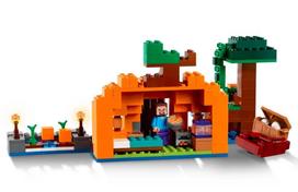 minecraft konstruktoriai - LEGO Minecraft The Pumpkin Farm 21248 - 6 nuotrauka