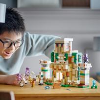 dideli lego konstruktoriai - LEGO Minecraft The Iron Golem Fortress 21250 - 6 nuotrauka