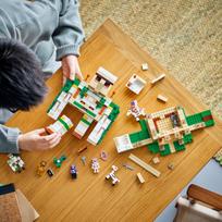 dideli lego konstruktoriai - LEGO Minecraft The Iron Golem Fortress 21250 - 7 nuotrauka