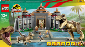 lego tiranozauras - LEGO Jurassic World Lankytojų centras Tiranozauro ir velociraptoriaus ataka 76961 - 1 nuotrauka
