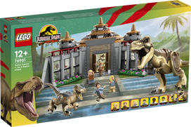 lego tiranozauras - LEGO Jurassic World Lankytojų centras Tiranozauro ir velociraptoriaus ataka 76961 - 4 nuotrauka