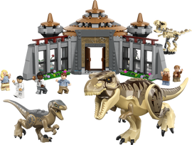 lego tiranozauras - LEGO Jurassic World Lankytojų centras Tiranozauro ir velociraptoriaus ataka 76961 - 6 nuotrauka