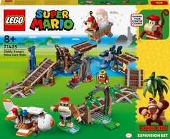 lego mario - LEGO Super Mario Kongo Didžio važinėjimo kasyklos vežimėliu papildomas rinkinys 71425 - 1 nuotrauka