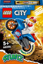 lego city - LEGO City Raketinis kaskadininkų motociklas 60298 - 1 nuotrauka