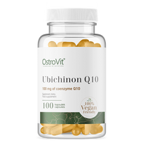 q10 kofermentas kapsules -  OstroVit Kofermentas Q10 VEGAN, 100 kaps - 2 nuotrauka