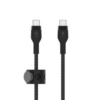 belkin boost charge pro flex - Belkin BOOST↑CHARGE PRO Flex USB kabelis 1 m USB 2.0 USB C Juoda - 1 nuotrauka