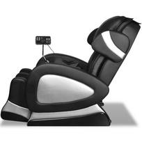 masazinis elektrinis - Fotelis VLX Massage With Screen 244301, juodas, 136 cm x 78 cm x 107 cm - 5 nuotrauka