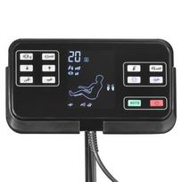 masazinis elektrinis - Fotelis VLX Massage With Screen 244301, juodas, 136 cm x 78 cm x 107 cm - 10 nuotrauka