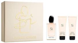 Giorgio Armani Si 100ml EDP + 75ml Body Lotion + 75ml Shower Gel