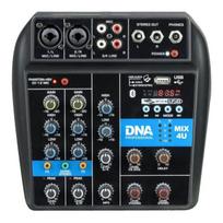 DNA MIX 4U garso mikseris USB MP3 Bluetooth analoginis 4 kanalai