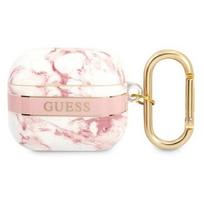 3 pin - Guess GUA3HCHMAP Case for Airpods 3 Pink Marble - 1 nuotrauka