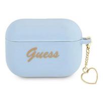 airpods senukai - Guess Silicone Charm Cover for Airpods Pro Blue - 1 nuotrauka