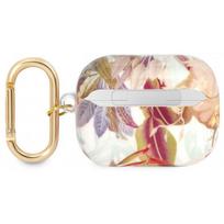Guess TPU Flower Print Case for Airpods Pro Purple