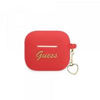 airpods deklas guess - Guess GUA3LSCHSR Silicone Case for Airpods 3 Red - 1 nuotrauka