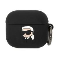 apple airpods ausines - Karl Lagerfeld 3D Logo NFT Karl Head Silicone Case for Airpods 3 Black - 1 nuotrauka