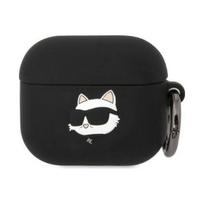 airpods senukai - Karl Lagerfeld 3D Logo NFT Choupette Head Silicone Case for Airpods 3 Black - 1 nuotrauka