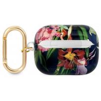 airpods senukai - Guess TPU Flower Print Case for Airpods Pro Blue - 1 nuotrauka