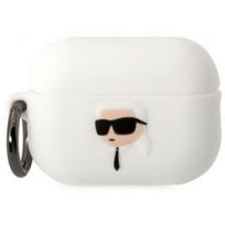 airpods pro 2 case - Karl Lagerfeld 3D Silicone NFT Karl Case for Airpods Pro 2 White - 1 nuotrauka