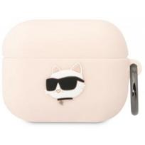 ausines rozines - Karl Lagerfeld 3D Silicone NFT Karl Case for Airpods Pro Pink - 1 nuotrauka