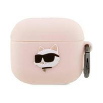 ausines rozines - Karl Lagerfeld 3D Silicone NFT Karl Case for Airpods 3 Pink - 1 nuotrauka