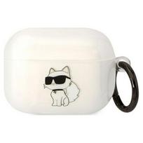 airpods senukai - Karl Lagerfeld 3D Logo NFT Choupette TPU Case for Airpods Pro White - 1 nuotrauka