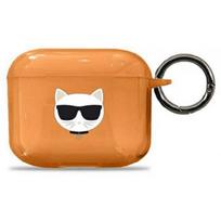 apple airpods ausines - OEM "®KLA3UCHFO Choupette Case for Airpods 3®® Orange - 1 nuotrauka