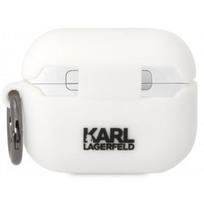 Karl Lagerfeld Choupette Silicone Case for Airpods Pro White