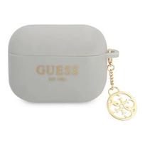 apple airpods ausines - Guess 4G Charms Silicone Case for Airpods Pro Gray - 1 nuotrauka