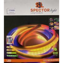 LED šviestuvų rinkinys 360 ° RGB Neon Flex 60LED / m, IP67 / 44, 5 m