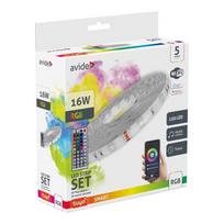LED juosta Avide 16W RGB 5m WIFI Music control, su pultu, IP65