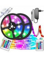 5 metrų 300 LED RGB LED juosta   nuotolinio valdymo pultas