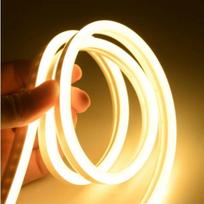 Neoninės LED juostos 12V 5m 3000K 8W/m komplektas su maitinimo šaltiniu