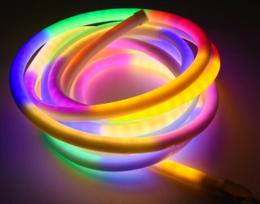 Neoninė LED juosta su nuotolinio valdymo pultu 5 m RGB